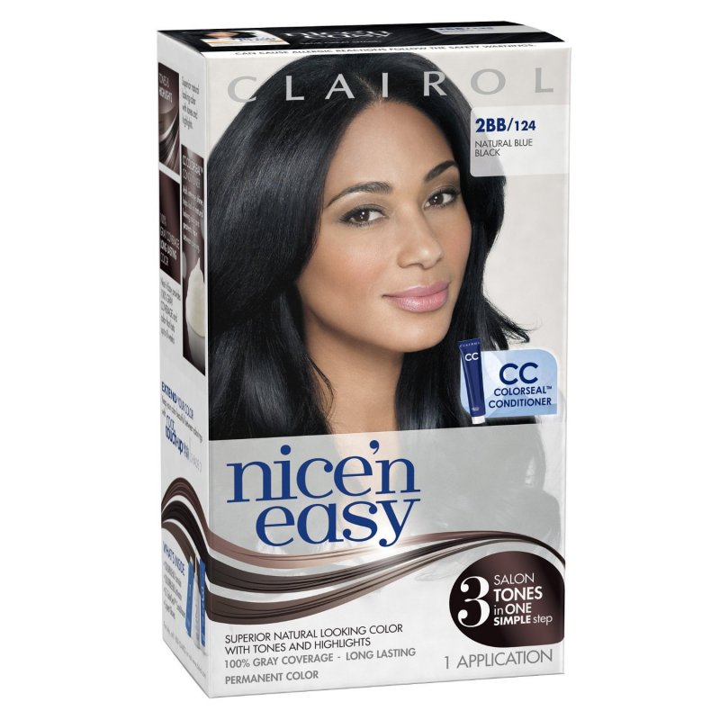 Image 0 of Nice N Easy Hair Color 124 Natural Blue Black
