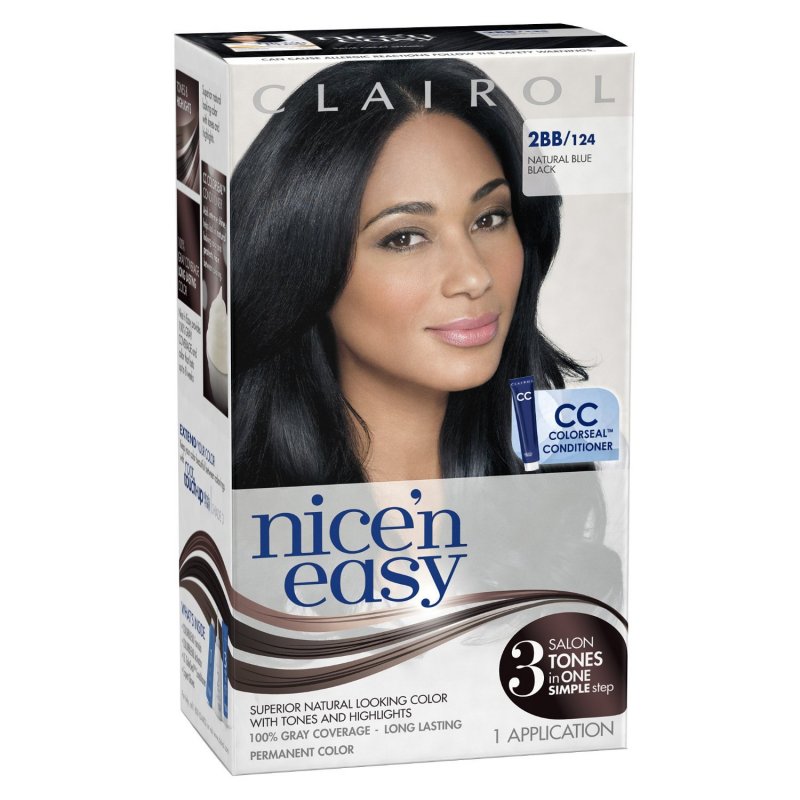 Nice N Easy Hair Color 124 Natural Blue Black