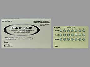 Gildess 1.5-0.03 Mg Tabs 6X21 By Qualitest Products. 