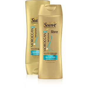 Suave Professionals Moroccan Infusion Shine Shampoo 12.6 Oz