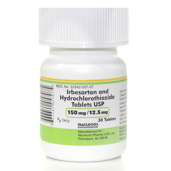 Image 0 of Irbesartan/Hctz 150-12.5 MG 30 Tabs By Macleods Pharma