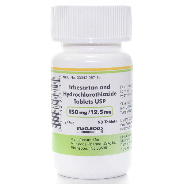 Irbesartan/Hctz 150-12.5 Mg 90 Tabs By Macleods Pharma