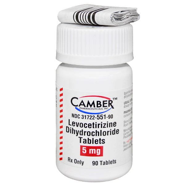 Image 0 of Levocetirizine Dihydrochloride 5 Mg Tabs 90 By Camber Pharma