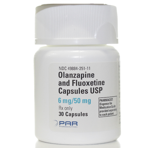 Image 0 of Olanzapine-Fluox Generic Symbax 6-50 Mg 30 Caps By Par Pharma 