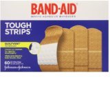 Band-Aid Brand Adhesive Bandages, Tough Strips 60 Ct.
