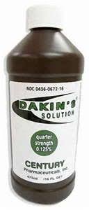 Dakins Antiseptic Solution 0.125% 16 Oz