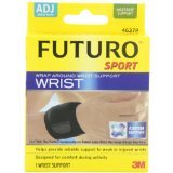 Futuro Sport Wrap Around Wrist Support, Black, Adjustable