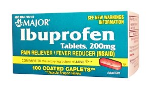Image 1 of Ibuprofen 200mg Gelcap 80ct Generic for:Advil Mfg. Major Pharma 