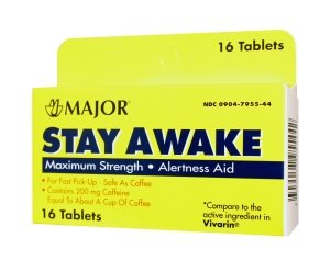 Image 0 of Stay Awake 200 Mg 16 Tabs By Major Pharmaceutical