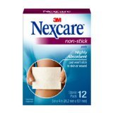 Nexcare Non-Stick ''3x4'' Pads 12 Ct.