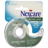 Nexcare Durable Cloth First Aid Tape, Dispenser, 3/4 InchX6 Yd