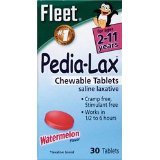 Fleet Pedia-Lax Chewable Watermelon Flavor Tablet 30 Ct.