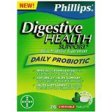 Image 0 of Phillips Digestive Health Support Probiotic Chewable Tablets 26 Ct