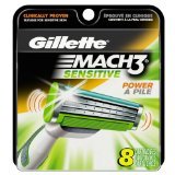 Image 0 of Gillette Mach3 Sensitive efill Blades 8 Ct.