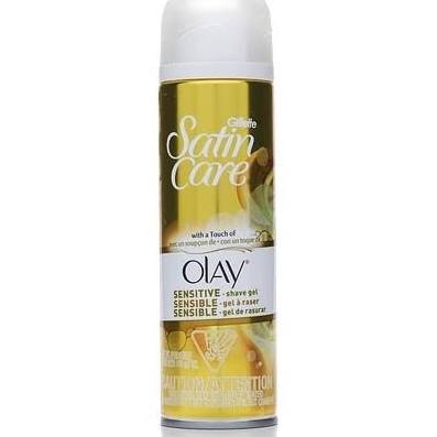 Image 0 of Gillette Satin Care with a Touch of Olay Shave Gel Sensitive 7 Oz