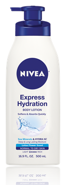 Nivea Lotion Express Hydration 16.9 Oz