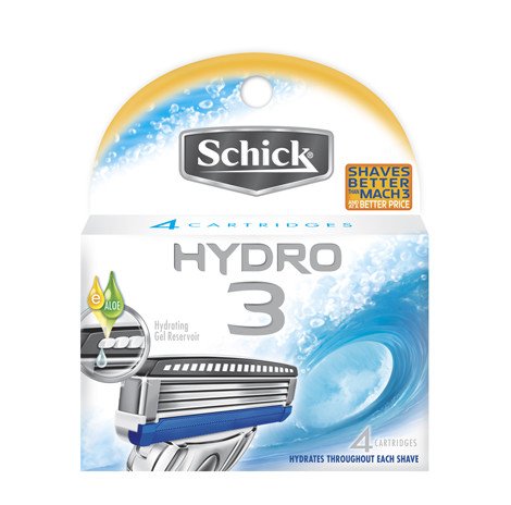 Schick Hydro 3 Blade Refill 4 Ct.