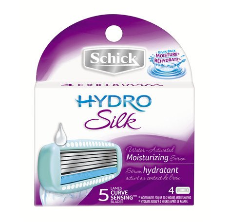 Image 0 of Schick Hydro Silk for Women Refill Blades 4 Ct.