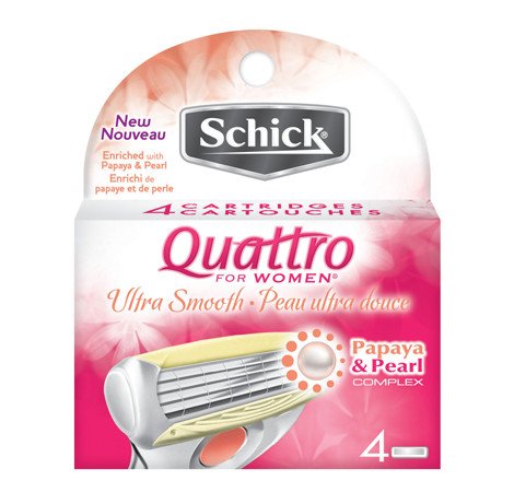 Schick Quattro for Women Razor Refill Ultra Smooth 4 Ct.