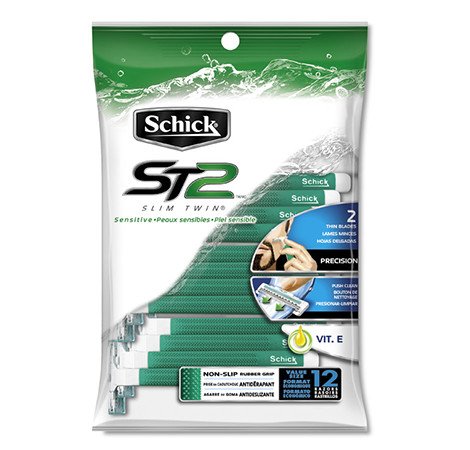 Image 0 of Schick Slim Twin Mens Sensitive Razor 36x2 Ct.