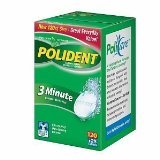 Polident 3 Minute Mint Tablet 120 Ct.