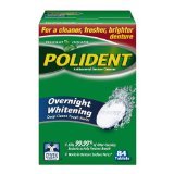 Polident Overnight Denture Cleanser 84 Ct