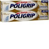 Poligrip Super Extra Care Denture Adhesive Cream 2.2 Oz