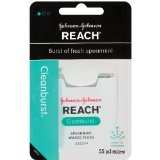 Image 0 of Reach Clean Burst Dental Floss Waxed Spearmint 55 Yd