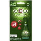 Scope Outlast Mouthwash To Go-Long Lasting Mint 4x20 Ml
