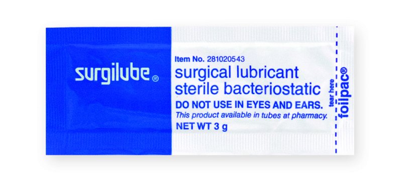 Image 0 of Surgilube Sterile Foilpac 144x3gm