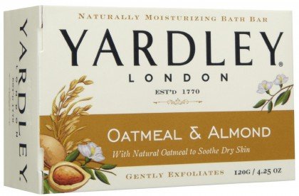 Yardley London Oatmeal Almond Bar Soap 2x4.25 Oz