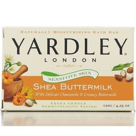 Yardley London Shea Buttermilk Bar Soap 4.25 Oz