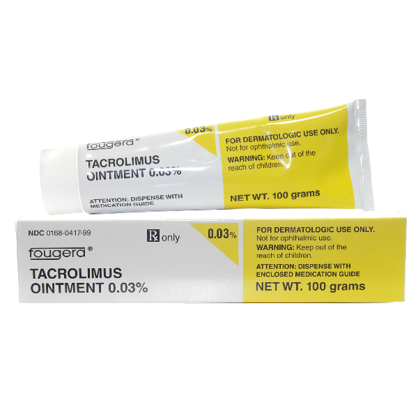 Tacrolimus Generic Protopic 0.03% Ointment 100 Gm By Fougera & Co 