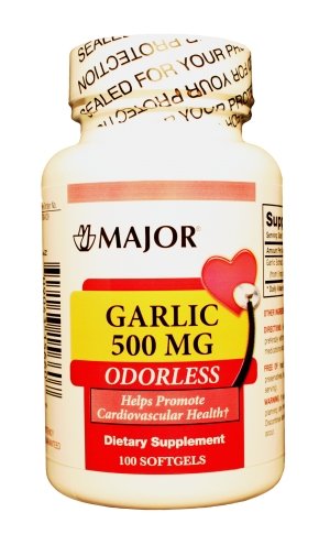 Image 0 of Garlic 500MG Softgels [MAJOR] 100 EACH