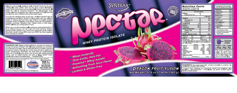 Image 1 of Nectar Dragon Fruit Fusion (2lb bottle) 