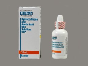 Image 0 of Acetic Acid/Hydrocortisone 2-1% Drop 10 Ml By Akorn Pharma.