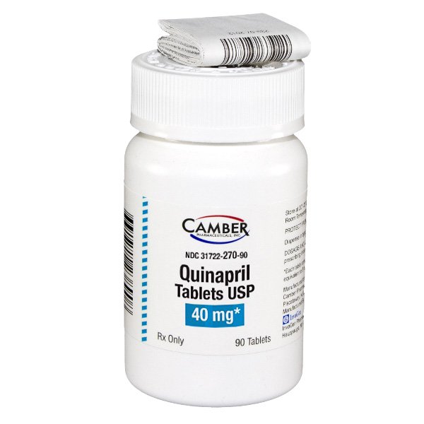 Image 0 of Quinapril GeneriAccupril Quinapril 40 Mg 90 Tabs By Camber Pharma