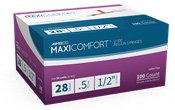 Aimsco Maxi2 Syringes 28G .5CC 1/2 100 Ct By Delta Hi-Tech Inc