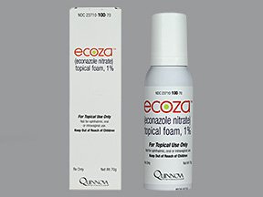 Ecoza 1% Topical Foam 70 Gm By Quinnova Pharma. 