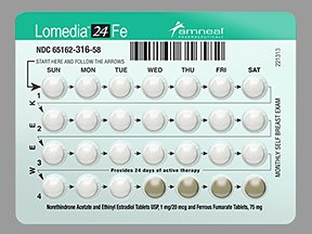 Image 0 of Lomedia 24 Fe 3 x 28 Tabs By Amneal Pharma. 