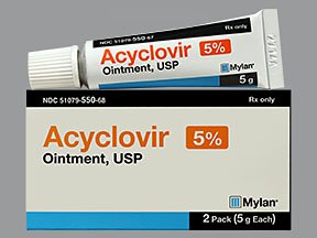 Acyclovir 5% Ointment 2 x 5 Gm By Mylan Pharma.