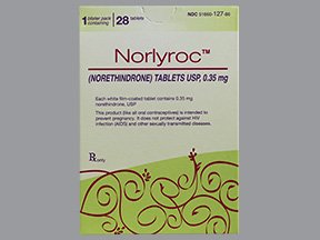 Norlyroc Usp 0.35 Mg 28 Tabs By Ranbaxy Pharmaceuticals.