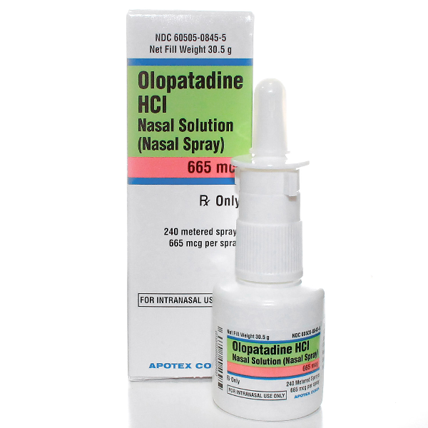 Olopatadine Hcl 665 Mcg Nasal Spray 30.5 Gm By Apotex Corp