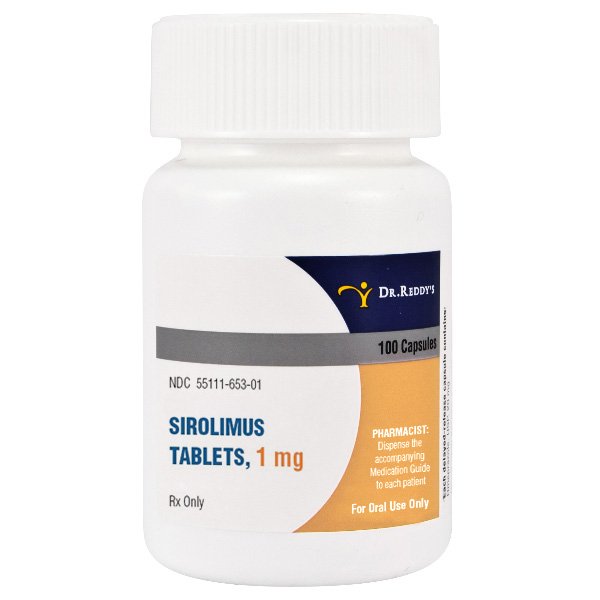 Sirolimus 1 Mg 100 Tabs By Dr Reddy Pharma.