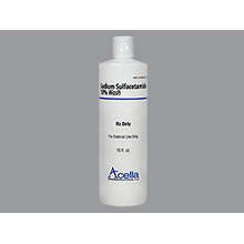 Image 0 of Sodium Sulfacetamide 10% Liquid Wash 16 Oz By Acella Pharma.