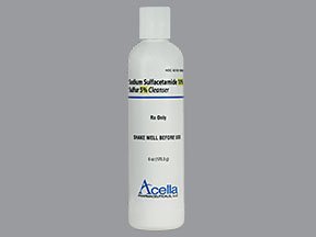 Image 0 of Sulfacetamide Sodium 10-5% Topical Sulf Liquid 6 Oz By Acella Pharma. 