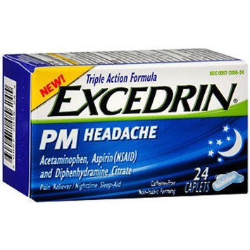 Excedrin PM Headache Caplets 24 ct