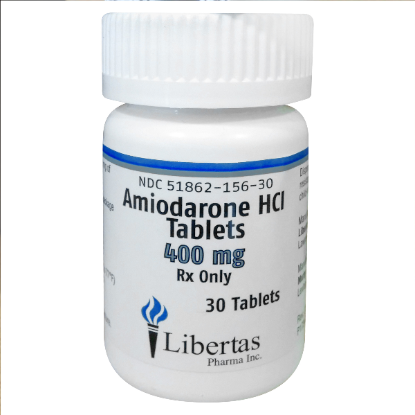 Image 0 of Amiodarone Hcl 400 Mg Tablets 30 By Libertas Pharma.