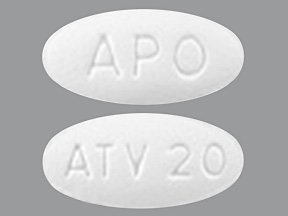 Image 0 of Atorvastatin 20 Mg 1000 Tabs By Apotex Corp.