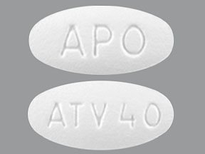 Image 0 of Atorvastatin 40 Mg 1000 Tabs By Apotex Corp.